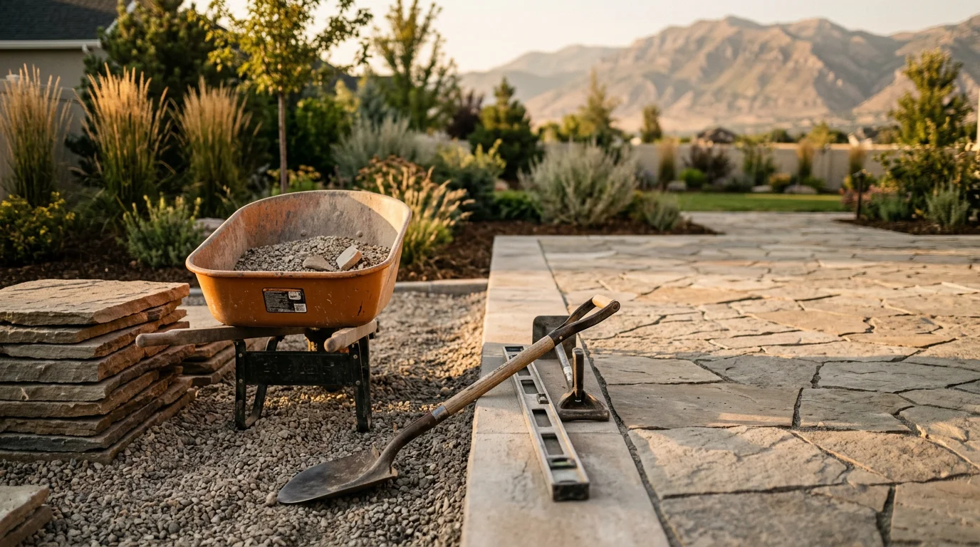 Residential landscape design and installation in Utah Valley